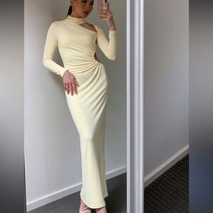 RARE Significant other Yellow maxi dress